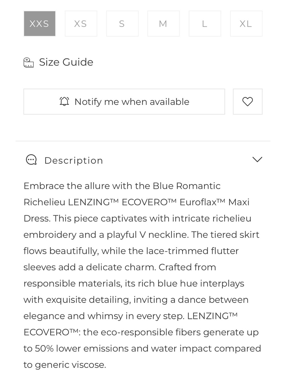 FARM Rio Blue Maxi Dress with White Lace Embroidery - Picture 6 of 6